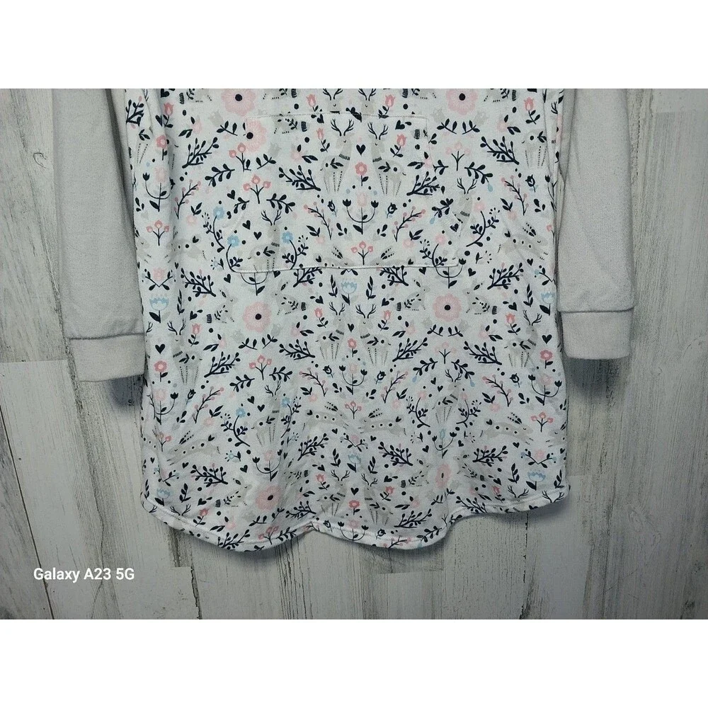 Gymboree Bunny Deer Enchanted Forest Woodland Print Girls Nightgown 14